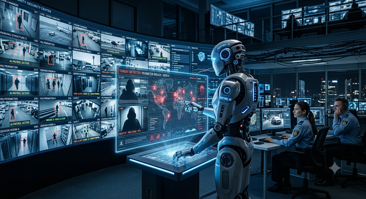 A bot monitoring security, made by gemini